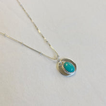Load image into Gallery viewer, Silver Turquoise Necklace
