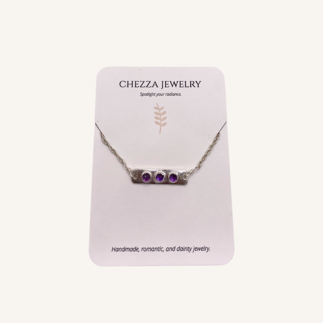 Triple Gemstone Bracelet