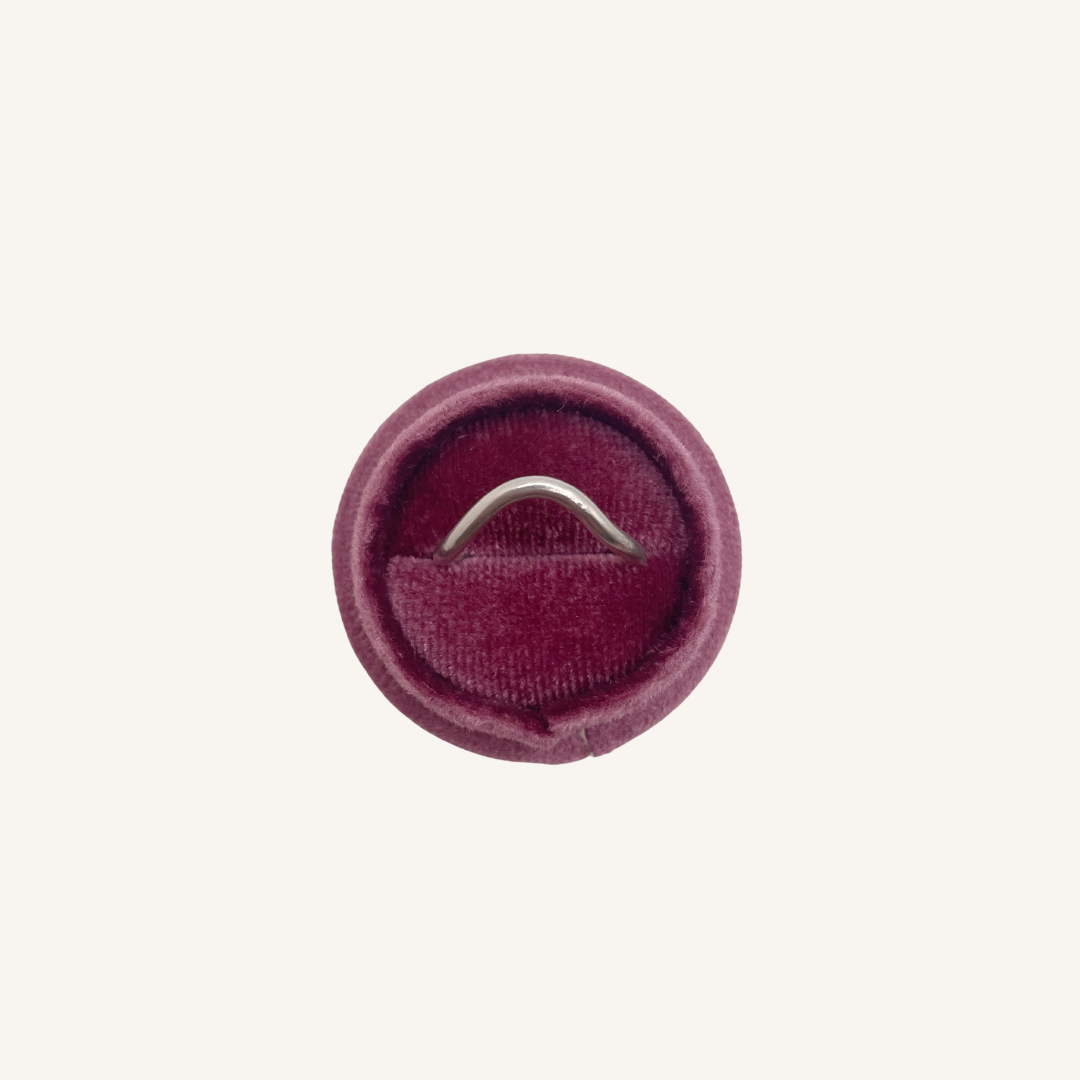 Silver Curve Ring
