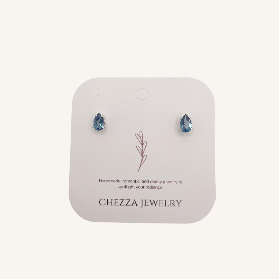 London Blue Topaz Studs