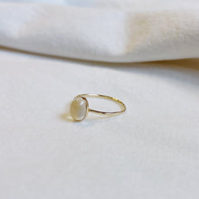Load image into Gallery viewer, Gold Moon Stone Ring
