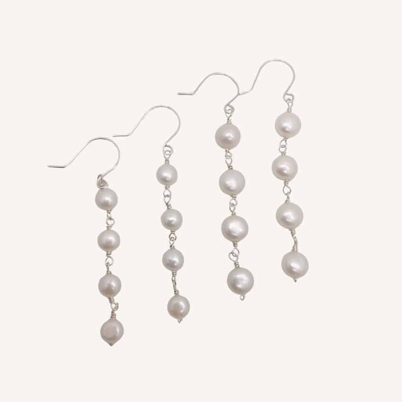 Dangle Pearl Earrings