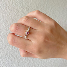 Load image into Gallery viewer, Silver Pink Tourmaline Ring
