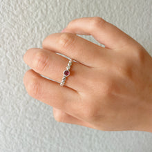 Load image into Gallery viewer, Silver Pink Tourmaline Ring
