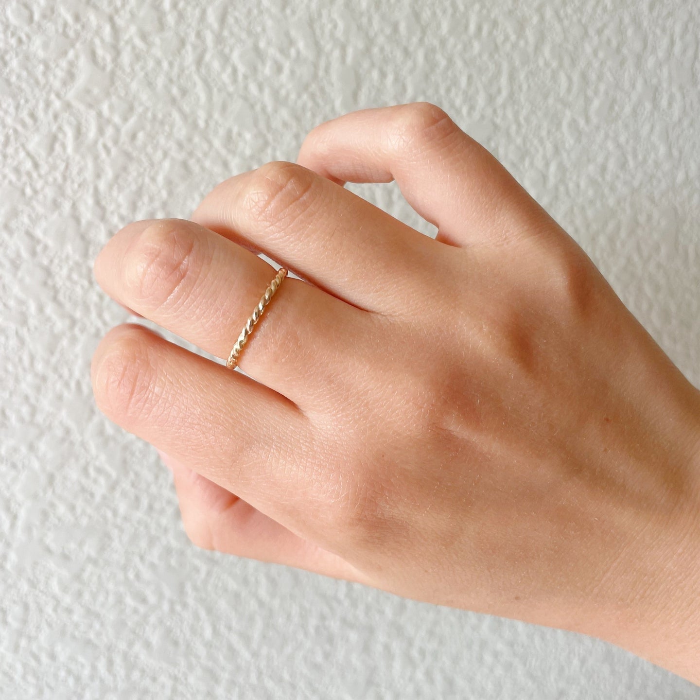 Gold Rope Ring