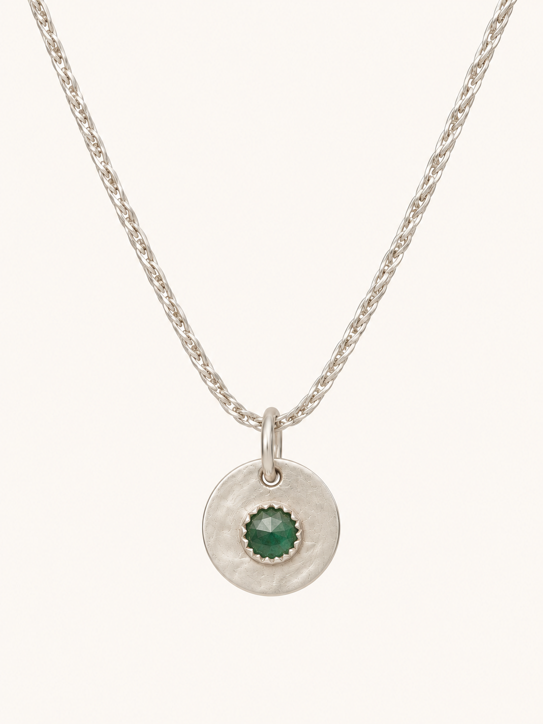 Dainty Emerald Necklace