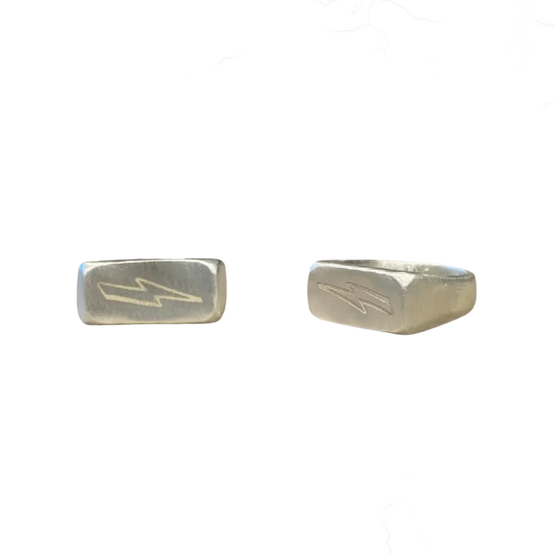 silver signet rings
