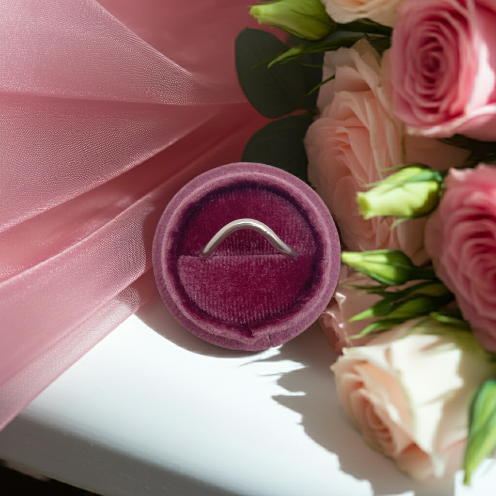 Silver Curve Ring