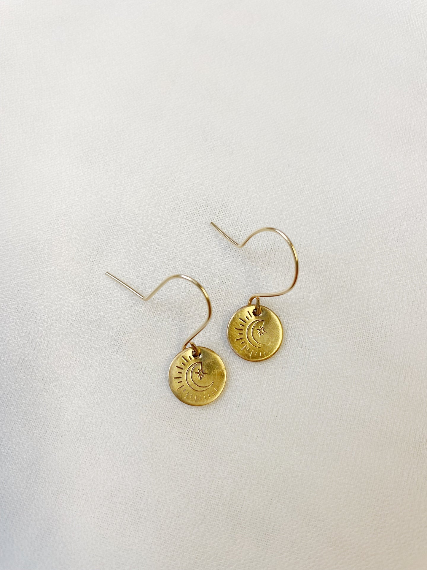 Mini Harvest Moon Earrings