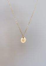 Load image into Gallery viewer, Custom Initial Necklace (Gold-filled)
